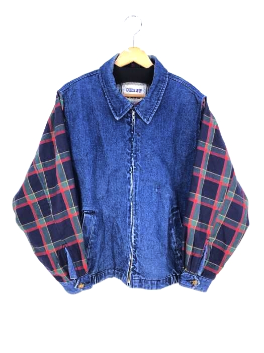 USED古着（ユーズドフルギ） chief club ジップアップブルゾン メンズ アウター