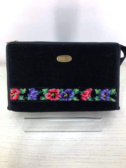 FEILER（フェイラー） フラワー刺繍 ポーチ レディース バッグ