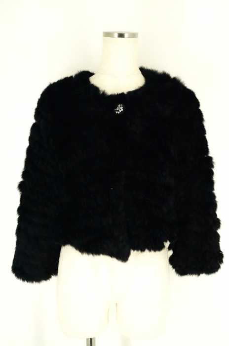 pink mousseux () ラビットファージャケット レディース トップス