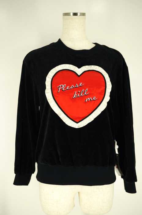 G.V.G.V. （ジーヴィジーヴィ） 2014　VELOUR RELAX SWEAT SHIRT　ベロアスウェット レディース トップス