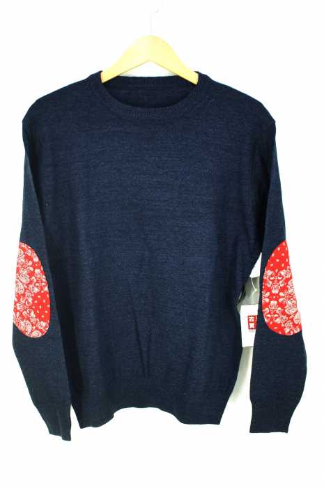 SOPHNET. (ソフネット) 19SS ELBOW PATCH CREW NECK KNIT メンズ トップス