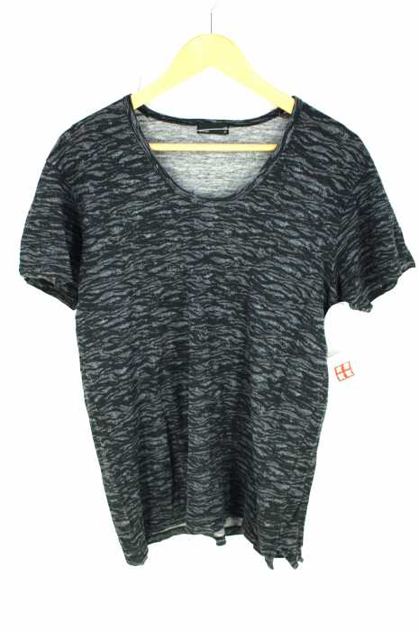 LAD MUSICIAN （ラッドミュージシャン） カモフラ柄 U-NECK PRINT T-SHIRT メンズ トップス