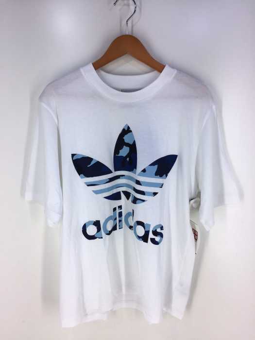 adidas (アディダス) CAMO OS TEE トレフォイルロゴ メンズ トップス