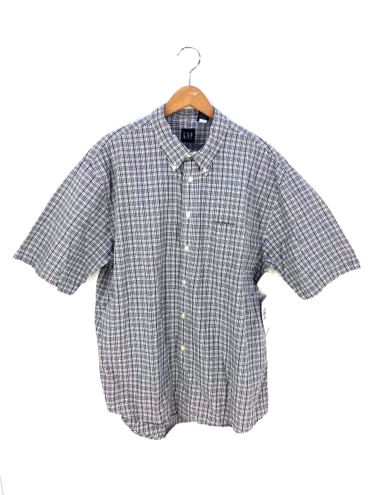 Gap(ギャップ) ボタンダウン半袖チェックシャツ メンズ トップス