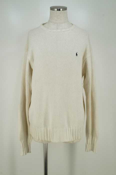 Polo by RALPH LAUREN （ポロバイラルフローレン） クルーネックコットンニット メンズ トップス