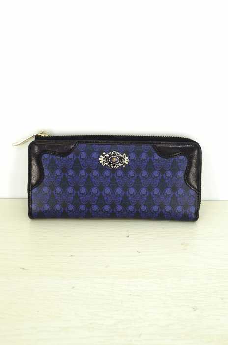 ANNA SUI （アナスイ） 総柄ジップウォレット 長財布 レディース ファッション雑貨