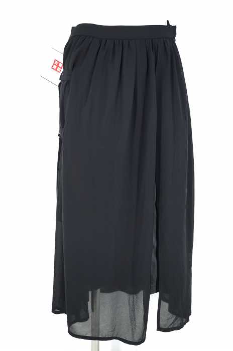 COMME des GARCONS noir kei ninomiya (コムデギャルソンノアールケイニノミヤ) AD2016 シフォンレイヤードプリーツスカート レディース スカート
