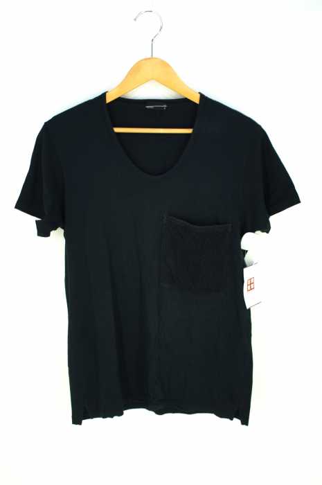 LAD MUSICIAN （ラッドミュージシャン） MESH POCKET U NECK T SHIRT メンズ トップス
