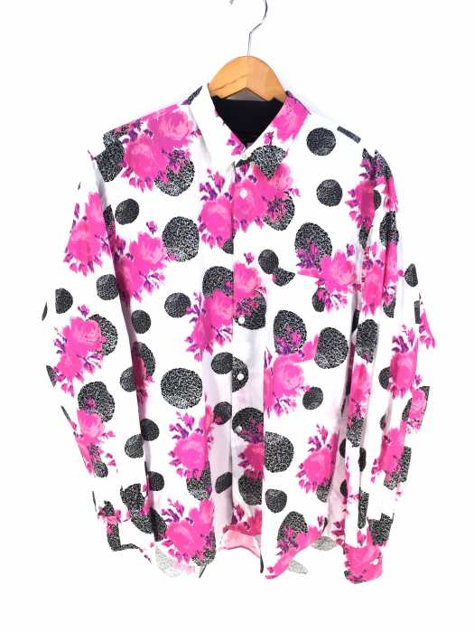 COMME des GARCONS HOMME PLUS （コムデギャルソンオムプリュス） AD2012 フラワーデザイン　レギュラーシャツ メンズ トップス