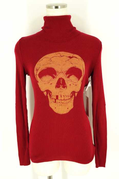 HYSTERIC GLAMOUR （ヒステリックグラマー） スカルタートルネックトップス レディース トップス