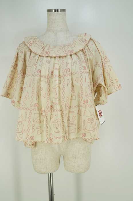 Ne-net - ネネット  ブラウス　切手アイレット　希少 Ne-net （ネネット） 切手アイレットブラウス レディース