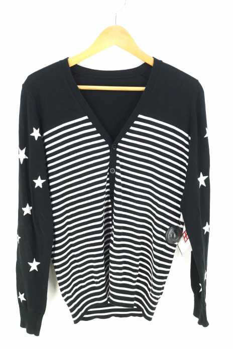 uniform experiment（ユニフォームエクスペリメント） SLEEVE STAR BORDER KNIT CARDIGAN スリーブスター ボーダーニットカーディガン メンズ トップス