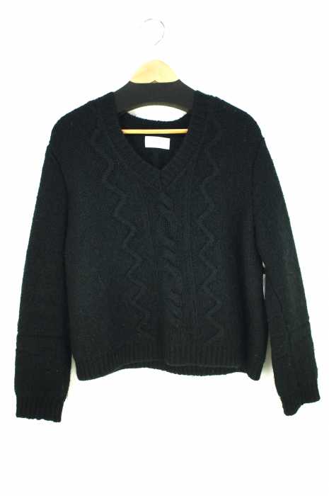 Sise (シセ) ケーブルニット フィッシャーマンセーター メンズ トップス