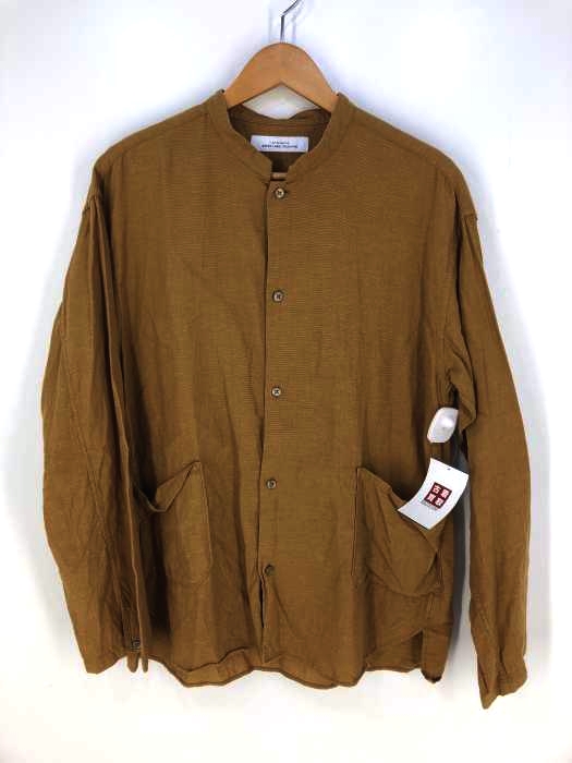 UNITED ARROWS green label relaxing（ユナイテッドアローズグリーンレーベルリラクシング） SC パナマシャンブレー マオカラー LS シャツ メンズ トップス