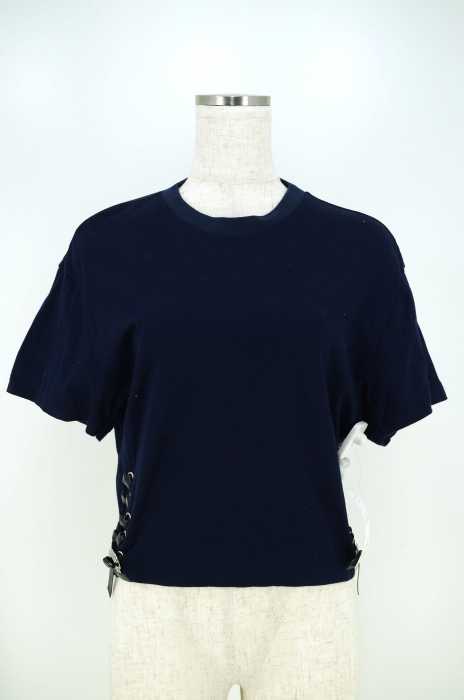 TOGA PULLA (トーガプルラ) 16SS サイドレースコンチョTシャツ レディース トップス