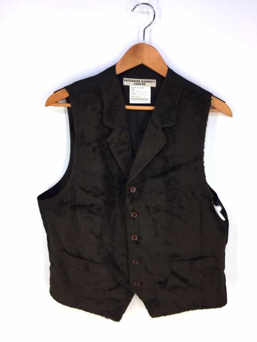 KATHARINE HAMNETT LONDON（キャサリンハムネットロンドン） ファー切替ベスト メンズ トップス