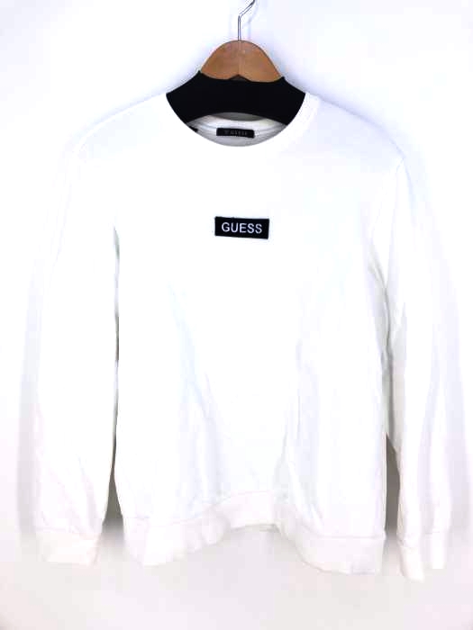 GUESS（ゲス） ボックスロゴクルーネックスウェット メンズ トップス