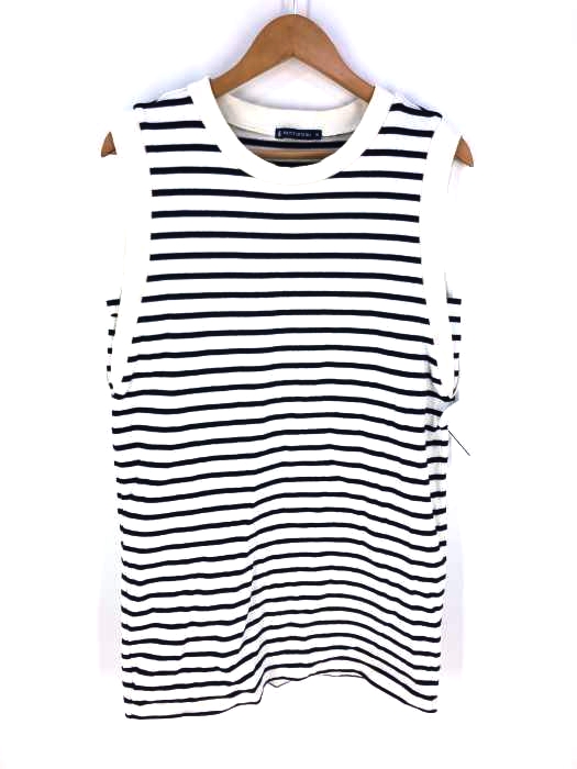 PETIT BATEAU（プチバトー） ノースリーブカットソー レディース トップス
