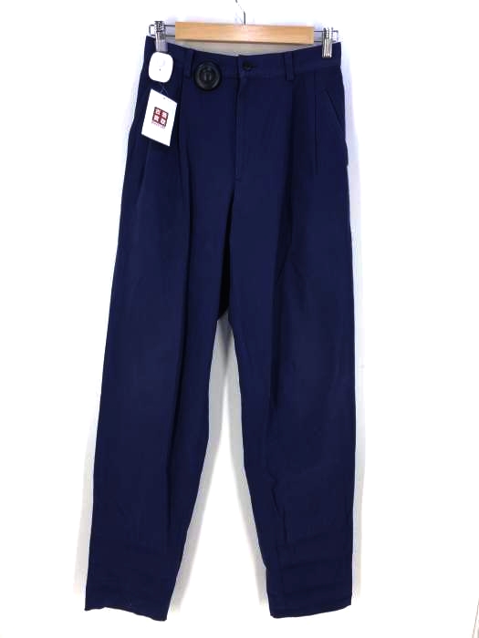 ISSEY MIYAKE(イッセイミヤケ) コットンギャバ2タックスラックス メンズ パンツ