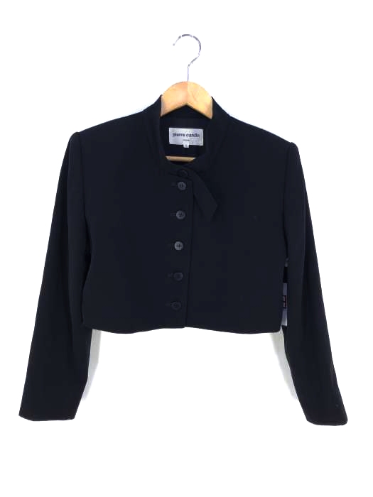 pierre cardin（ピエールカルダン） 肩パッド付ショート丈ジャケット レディース アウター