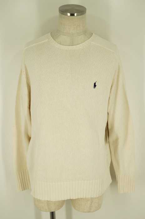Polo by RALPH LAUREN （ポロバイラルフローレン） 刺繍入りコットンニット メンズ トップス