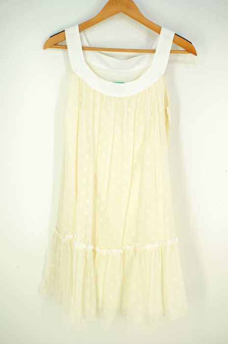 Riccimie（リッチミー） シルクノースリーブドットワンピ レディース トップス