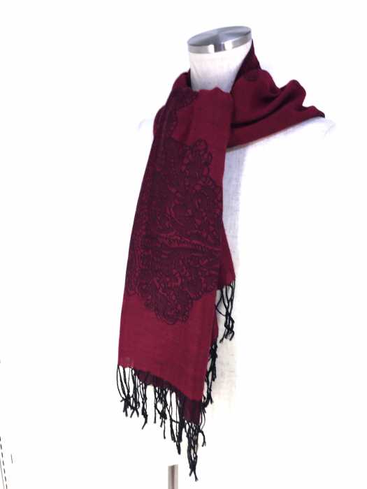 PASHMINA（パシュミナ） 柄刺繍ストール レディース ファッション雑貨