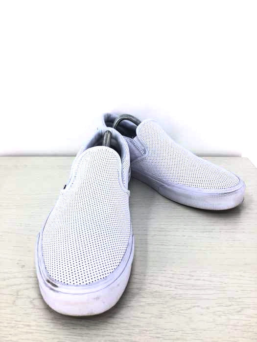 VANS（バンズ） classic slip-on レザーパンチング USA企画 メンズ シューズ