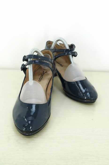 repetto(レペット) パテント エナメル ストラップヒールパンプス レディース シューズ