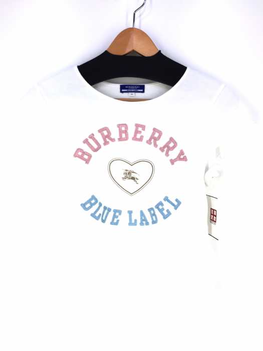 BURBERRY BLUE LABEL（バーバリーブルーレーベル） ハートロゴプリント半袖カットソー レディース トップス