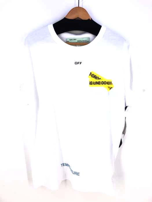 OFF-WHITE（オフホワイト） FIRETAPE S/S TEE メンズ トップス