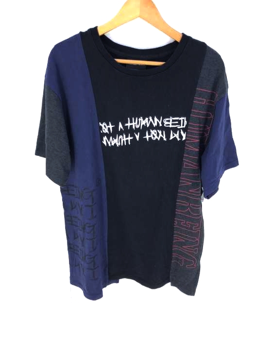 I AM NOT A HUMAN BEING（アイエムノットアヒューマンビーング） MADNESS MIX T-SHIRT メンズ トップス