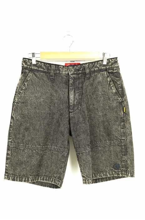 INTERBREED () ワンポイント刺繍USEDデニム加工ショーツ メンズ パンツ
