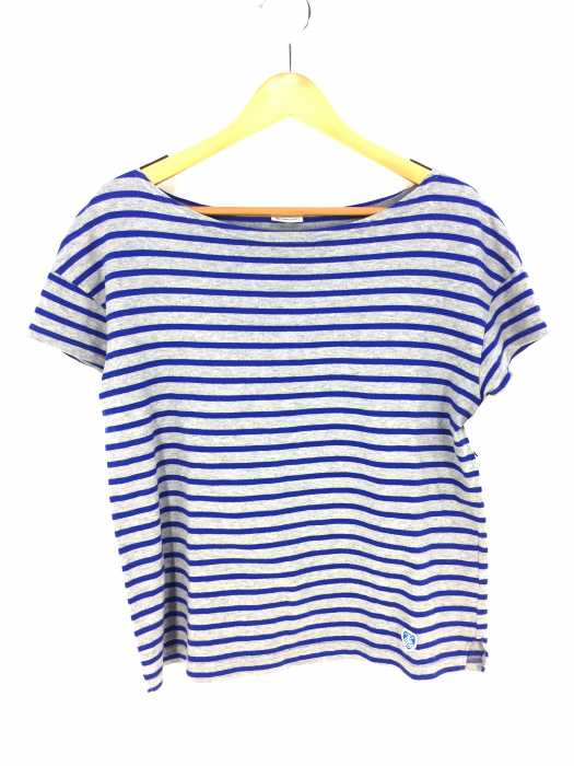 ORCIVAL(オーチバル) ボーダー柄 ボートネック 半袖Tシャツ レディース トップス