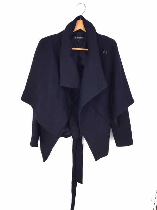 Ann DEMEULEMEESTER(アンドゥムルメステール) ベルト付き変形レイヤードジャケット レディース アウター