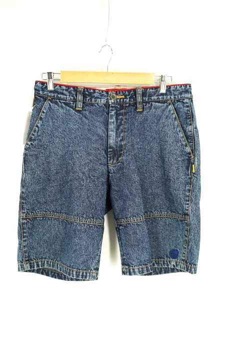 INTERBREED () ワンポイント刺繍USEDデニム加工ショーツ メンズ パンツ