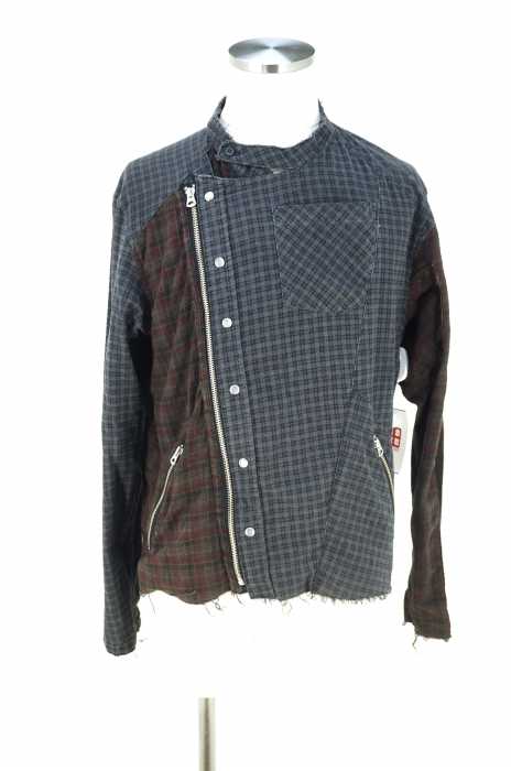 OLD PARK (オールドパーク) RIDERS SHIRT FLANNEL メンズ トップス
