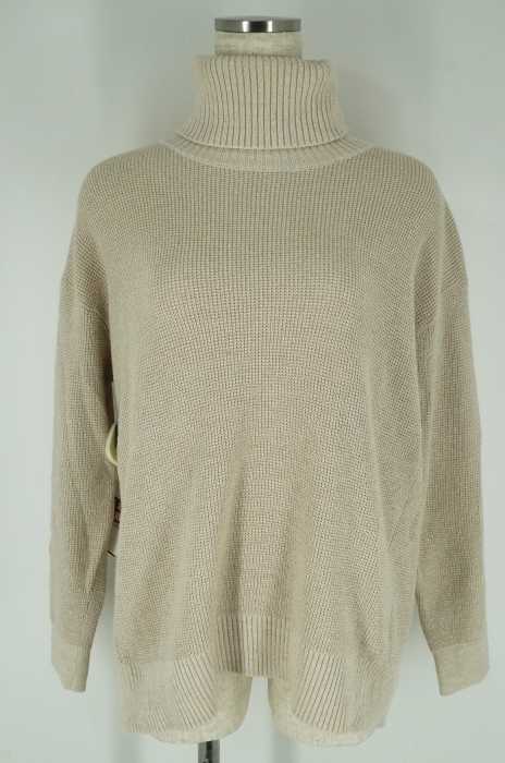 Torrazzo Donna (トラッゾドンナ) ウール混ラメ入りレイヤードニットトップス レディース トップス