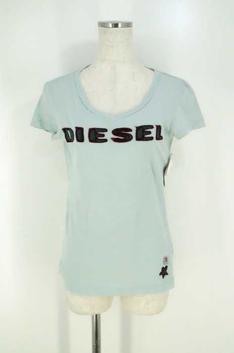 DIESEL （ディーゼル） Vネックカットソー Tシャツ レディース トップス