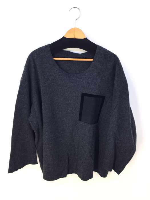 my beautiful landlet（マイ ビューティフル ランドレット） ウールカシミアソフトフランネルポケットプルオーバー メンズ トップス