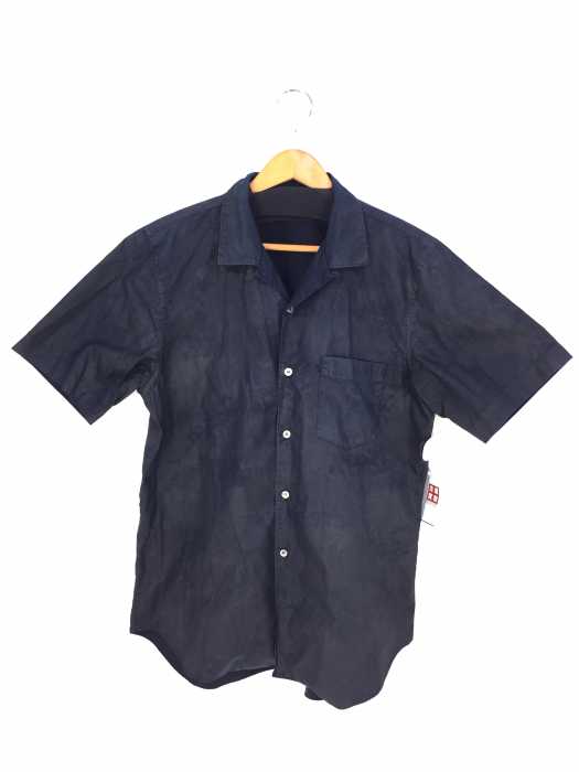 COMME des GARCONS HOMME PLUS (コムデギャルソンオムプリュス) 表地加工 開襟シャツ メンズ トップス