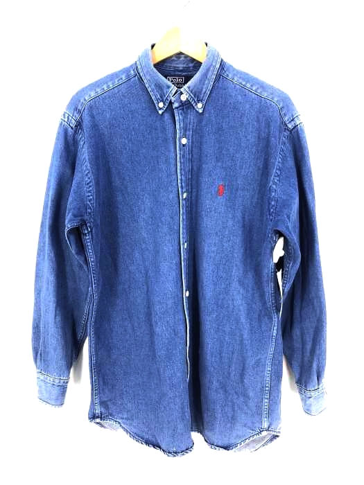 Polo by RALPH LAUREN（ポロバイラルフローレン） ボタンダウン ワンポイント刺繍 メンズ トップス