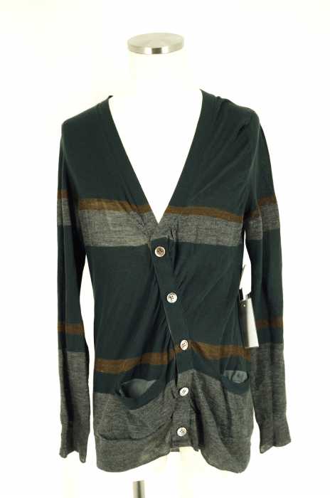 Sacai(サカイ) 長袖ボーダーカーディガン メンズ トップス