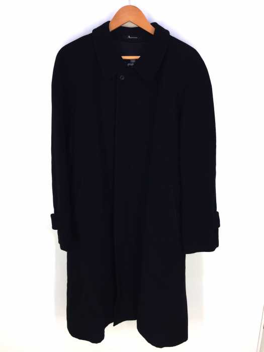 AQUASCUTUM （アクアスキュータム） カシミヤ混　比翼ステンカラーコート メンズ アウター