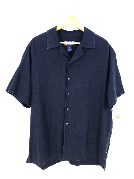 CHAPS RALPH LAUREN（チャップスラルフローレン） 開襟コットンシャツ インディゴ メンズ トップス