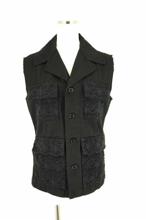 tricot COMME des GARCONS（トリココムデギャルソン） AD2002 レースポケットデザインベスト レディース アウター