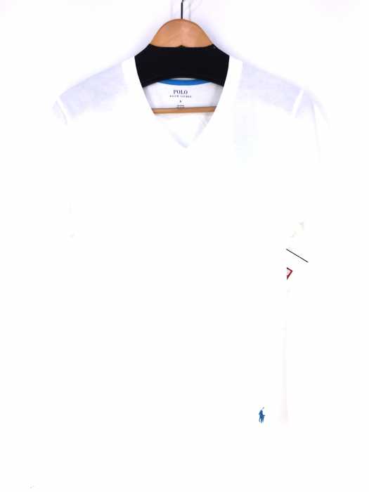 Polo by RALPH LAUREN （ポロバイラルフローレン） ポニー刺繍入り Vネック 半袖Tシャツ メンズ トップス