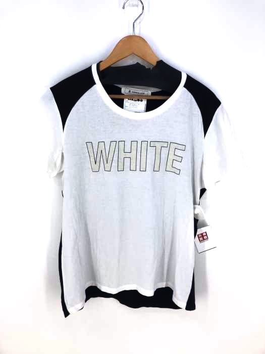 ANREALAGE（アンリアレイジ） COLOR White TEE メンズ トップス