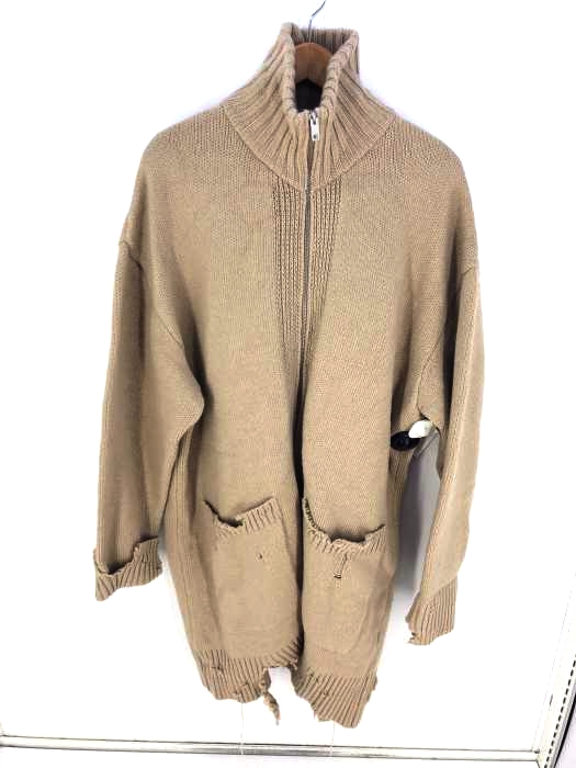 DIESEL（ディーゼル） ダメージ加工ニットコート メンズ アウター