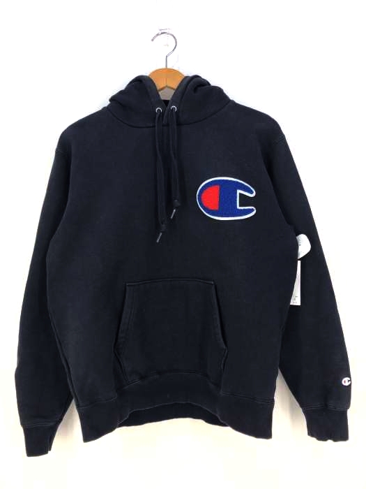 Champion（チャンピオン） ビッグロゴプルオーバーパーカー メンズ トップス